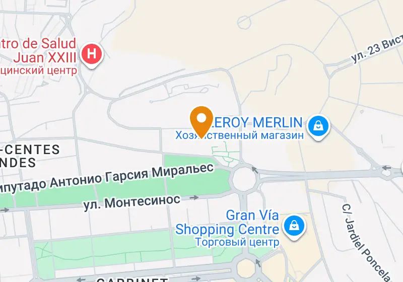 Карта: Апартаменты 49 м², Аликанте, Аликанте, Ciudad Elegida