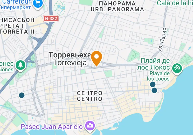 Карта: Апартаменты 151 м², Торревьеха, Торревьеха, Centro