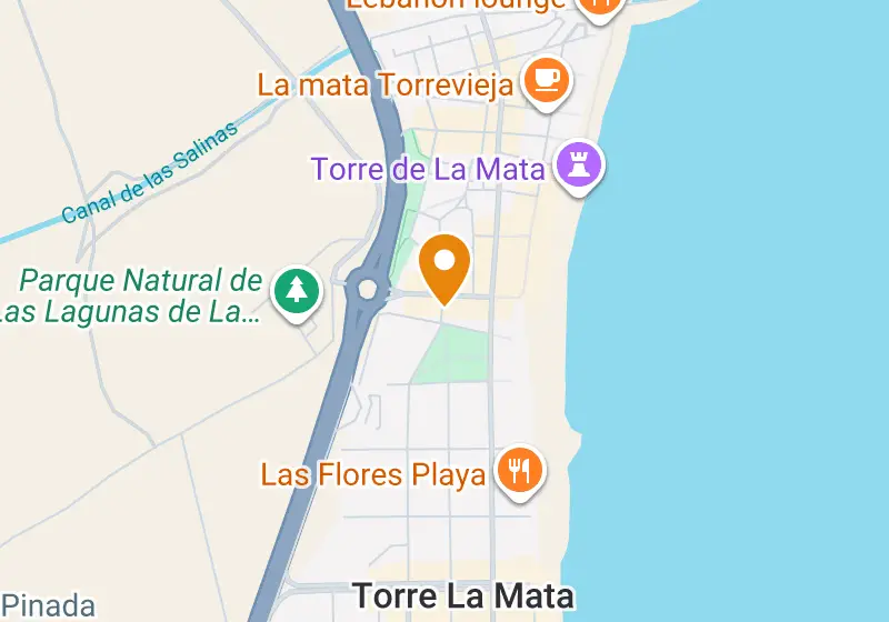 Map: Apartment 110 m², Torrevieja, Torrevieja, La Mata