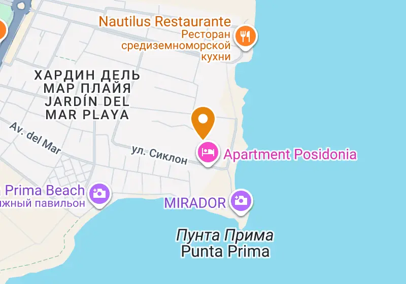 Карта: Апартаменты 113 м², Торревьеха, Торревьеха, Punta Prima