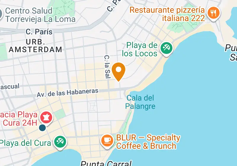 Map: Apartment 107 m², Torrevieja, Torrevieja, Curva del Palangre