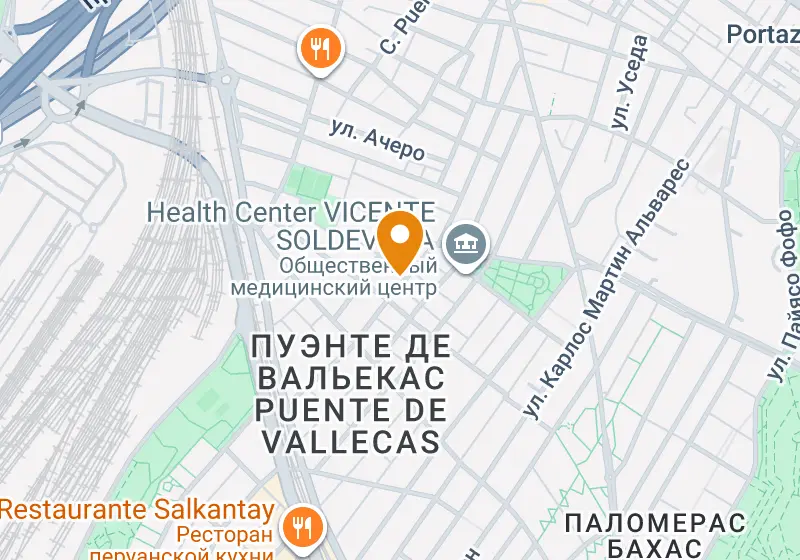Карта: Квартира 32 м², Мадрид, Мадрид, San Diego