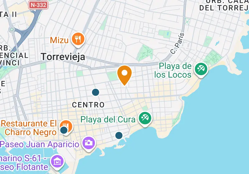 Map: Apartment 105 m², Torrevieja, Torrevieja, Estacion de Autobuses