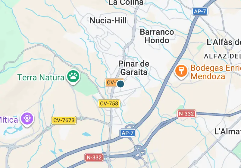 Map: Luxury villa 200 m², La Nucía, La Nucía, Varadero