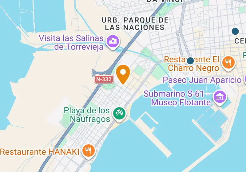 Map: Apartment 68 m², Torrevieja, Torrevieja, Acequion