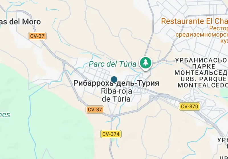 Карта: Апартаменты 185 м², Riba - Roja de Turia, Riba - Roja de Turia, Comunidad Valenciana
