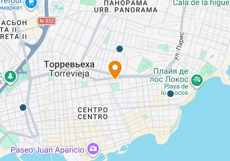 Карта: Квартира 65 м², Торревьеха, Торревьеха, Estacion de Autobuses