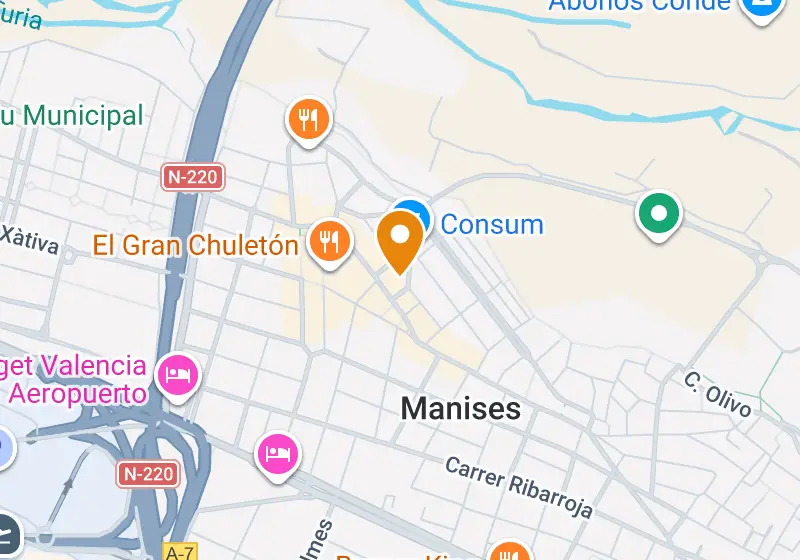 Map: Penthouse 65 m², Manises, Manises, El Mercado