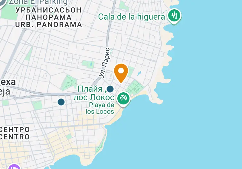 Карта: Апартаменты 50 м², Торревьеха, Торревьеха, Playa de los Locos