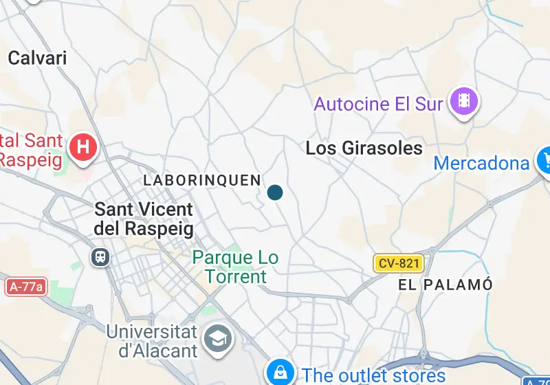 Map: Villa 358 m², San Vicente del Raspeig, San Vicente del Raspeig, Los Girasoles