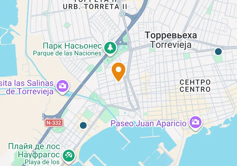 Карта: Апартаменты 74 м², Торревьеха, Торревьеха