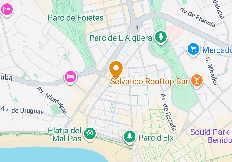 Map: Apartment 125 m², Benidorm, Benidorm, Playa de Levante