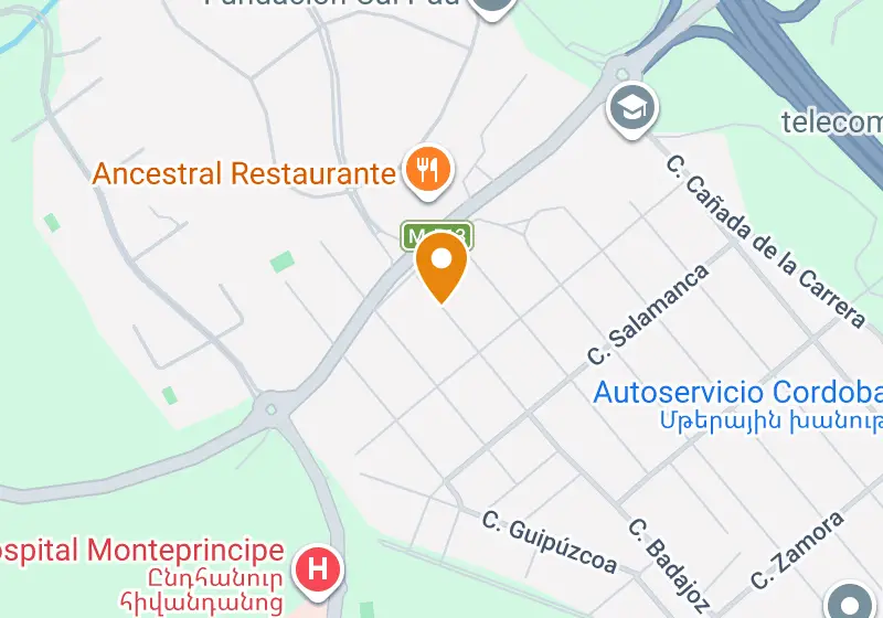 Քարտեզ՝ Շքեղ վիլլա 435 մ², Pozuelo de Alarcon, Pozuelo de Alarcon, La Cabaña