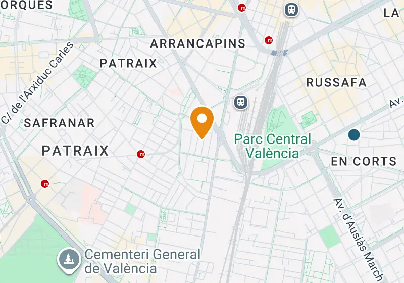 Map: Apartment 92 m², Valencia, Valencia, La Raiosa