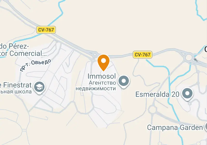 Карта: Вилла люкс 324 м², Финестрат, Финестрат, Balcón de Finestrat
