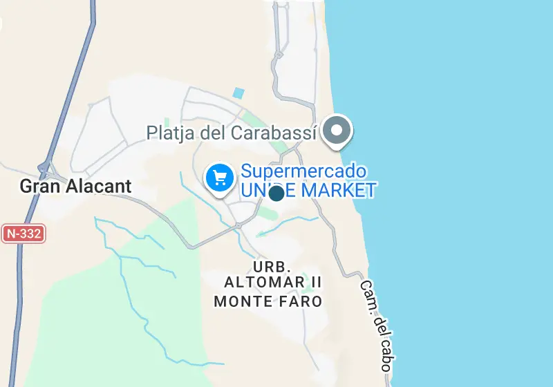 Map: Townhouse 78 m², Gran Alacant, Gran Alacant, Monte y Mar Alto