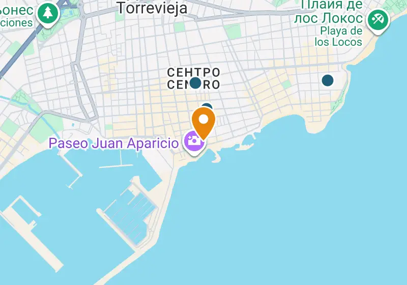 Карта: Апартаменты 54 м², Торревьеха, Торревьеха, Paseo Maritimo