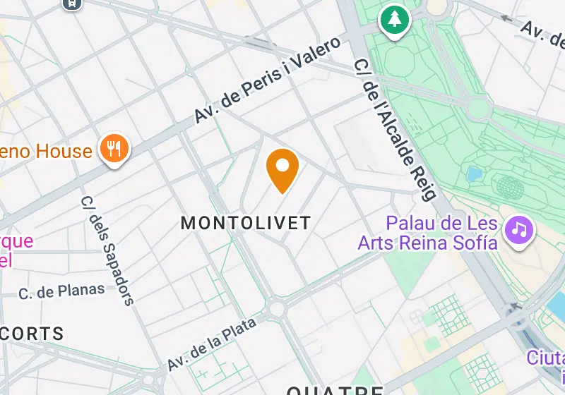 Map: Apartment 71 m², Valencia, Valencia, Mont-Olivet