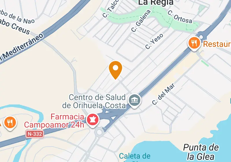 Map: Apartment 53 m², Orihuela Costa, Orihuela Costa, La Regia