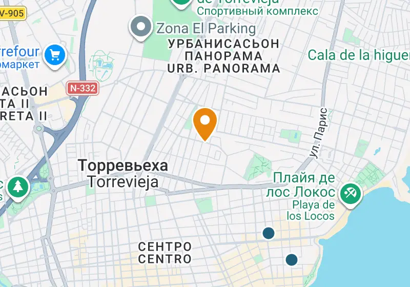 Карта: Дуплекс 76 м², Торревьеха, Торревьеха, Playa del Cura