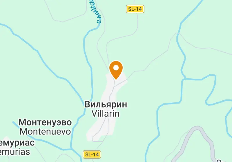 Карта: Дом с участком, Salas, Salas, Villarin