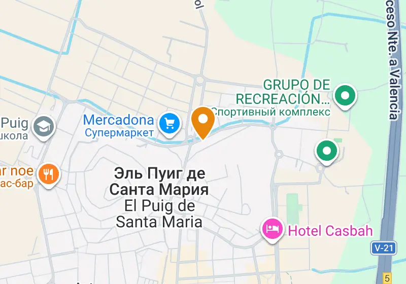 Карта: Таунхаус 384 м², El Puig de Santa Maria, El Puig de Santa Maria