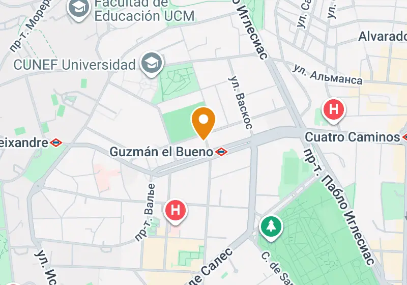Карта: Квартира 125 м², Мадрид, Мадрид, Ciudad Universitaria