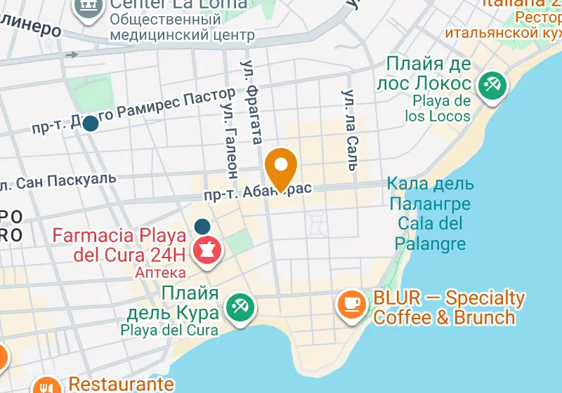 Карта: Пентхаус 72 м², Торревьеха, Торревьеха, Playa del Cura