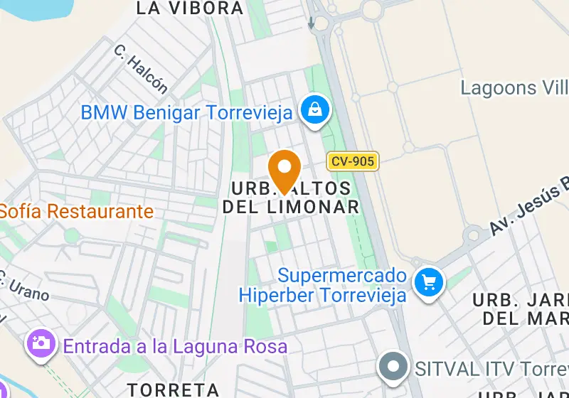 Map: Top-floor bungalow 54 m², Torrevieja, Torrevieja, El Limonar