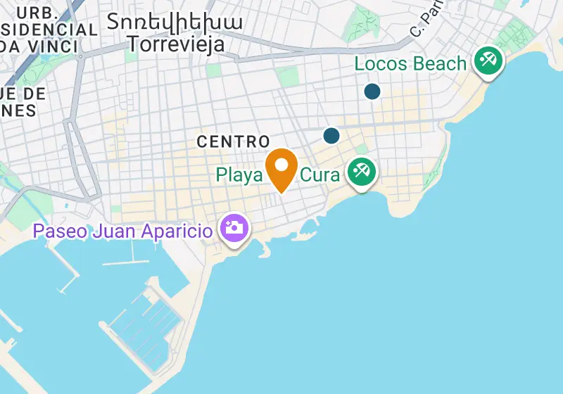 Քարտեզ՝ Բնակարան 89 մ², Տոռեվիեխա, Տոռեվիեխա, Playa del Cura