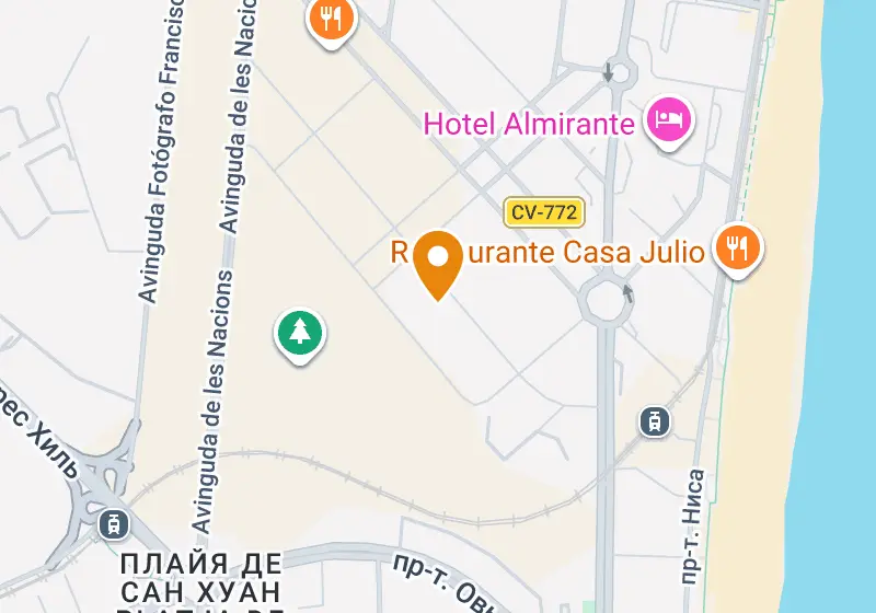Карта: Квартира 105 м², Аликанте, Аликанте, PAU 5