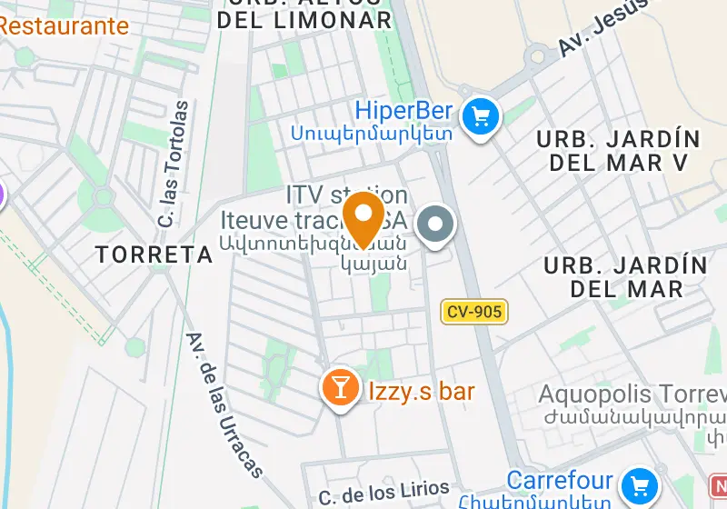 Քարտեզ՝ Ստուդիա 33 մ², Տոռեվիեխա, Տոռեվիեխա, Torretas