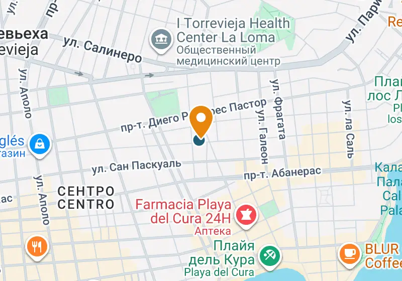 Карта: Апартаменты 113 м², Торревьеха, Торревьеха, Estacion de Autobuses