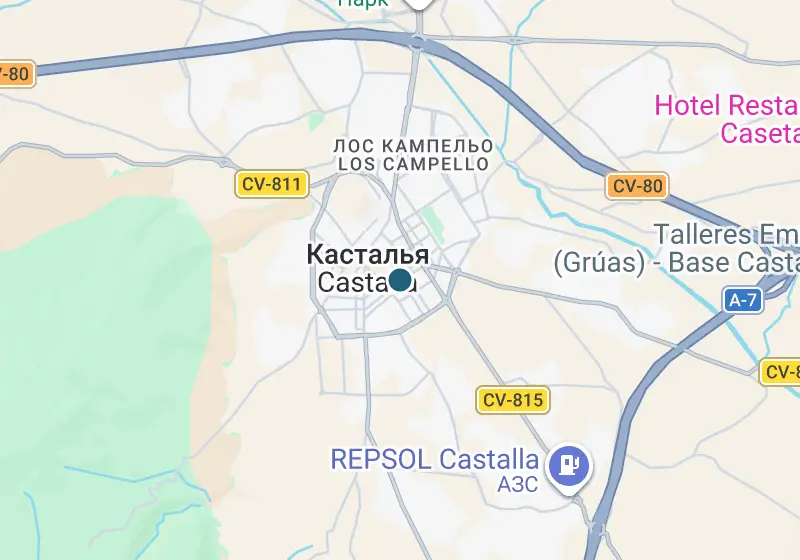 Карта: Квартира 99 м², Castalla, Castalla, Ayuntamiento