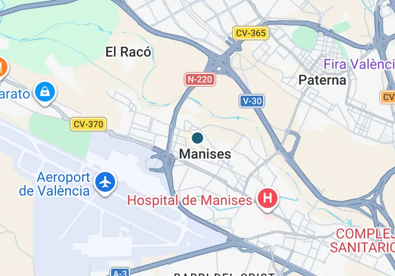 Map: Penthouse 65 m², Manises, Manises, El Mercado
