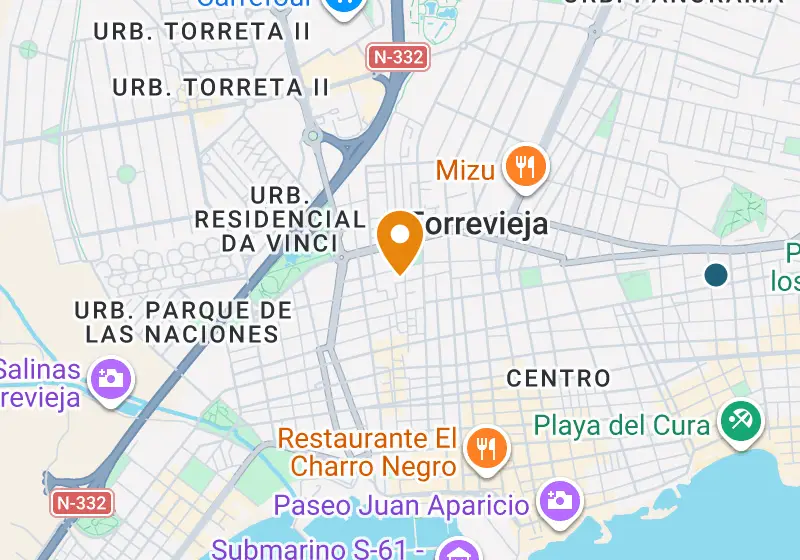 Map: Apartment 57 m², Torrevieja, Torrevieja, Centro