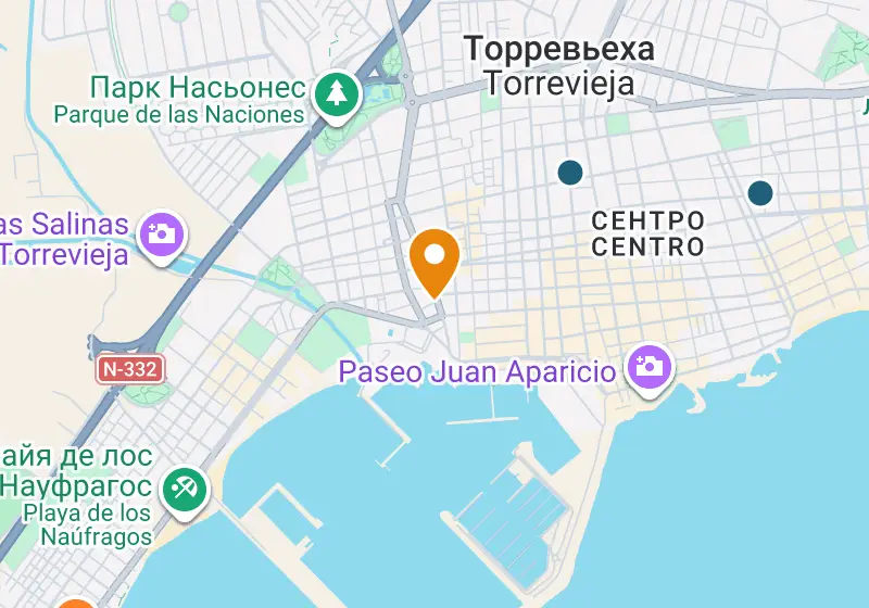 Карта: Апартаменты 93 м², Торревьеха, Торревьеха