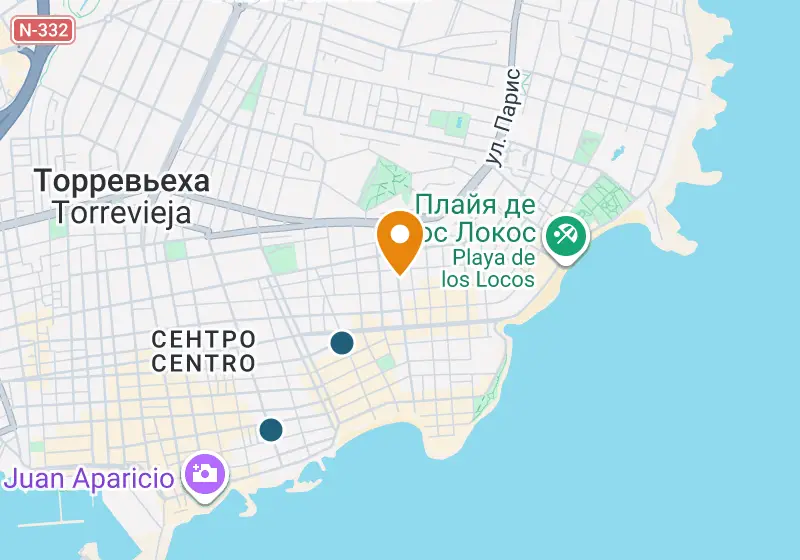 Карта: Апартаменты 60 м², Торревьеха, Торревьеха, Playa del Cura