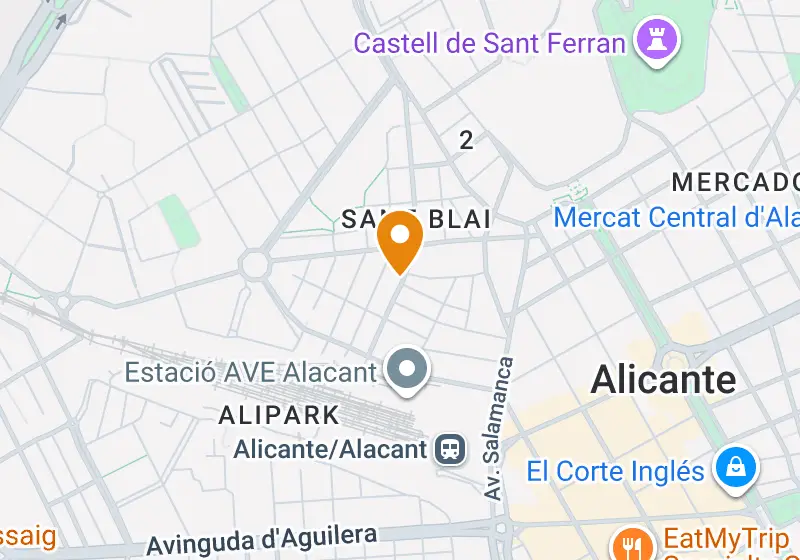 Map: Apartment 56 m², Alicante, Alicante, Centro