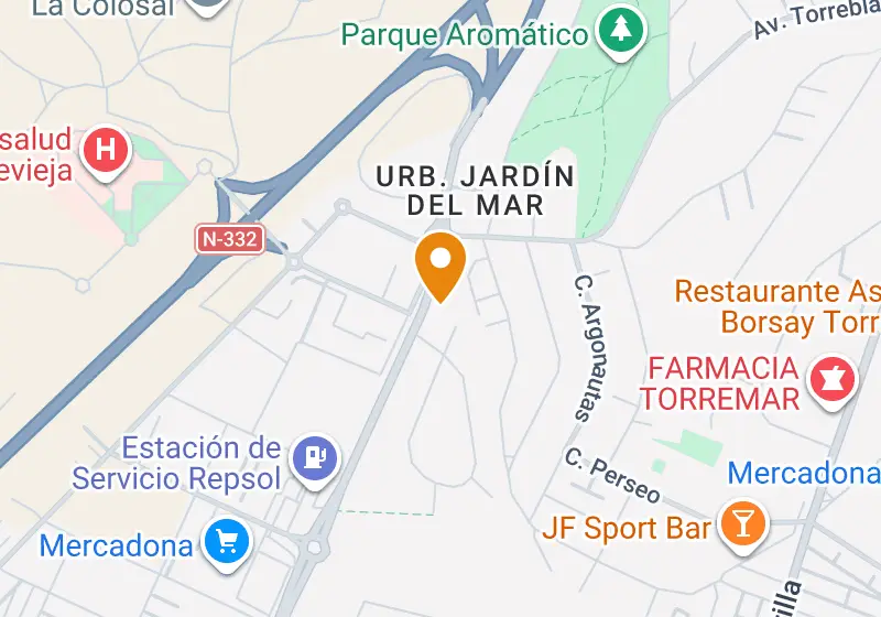 Map: Luxury villa 265 m², Torrevieja, Torrevieja, Aguas Nuevas 1