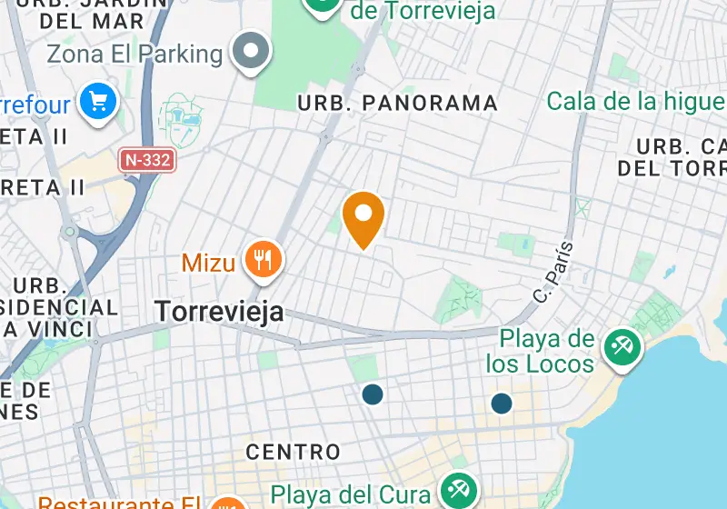 Map: Apartment 40 m², Torrevieja, Torrevieja, Nueva Torrevieja