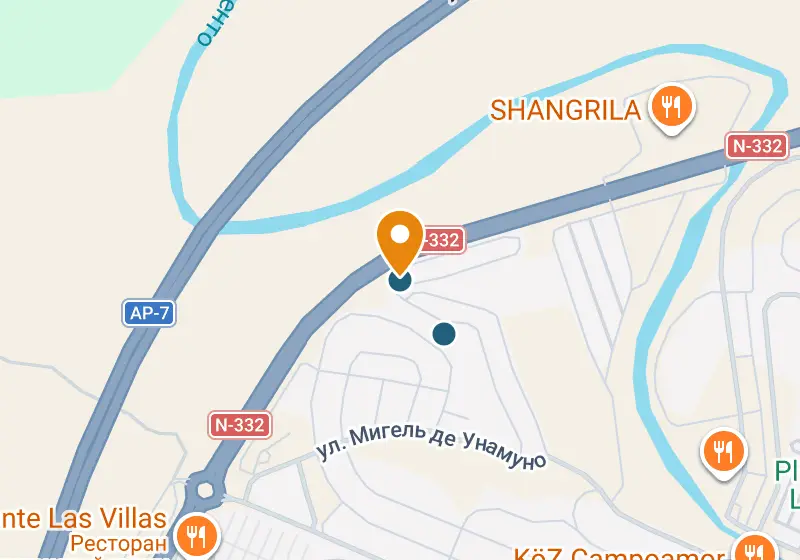 Карта: Апартаменты 99 м², Ориуэла-Коста, Ориуэла-Коста, Altos de Campoamor