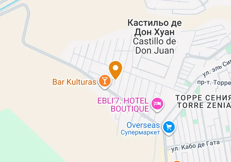 Карта: Вилла 133 м², Ориуэла-Коста, Ориуэла-Коста, Lomas de Don Juan