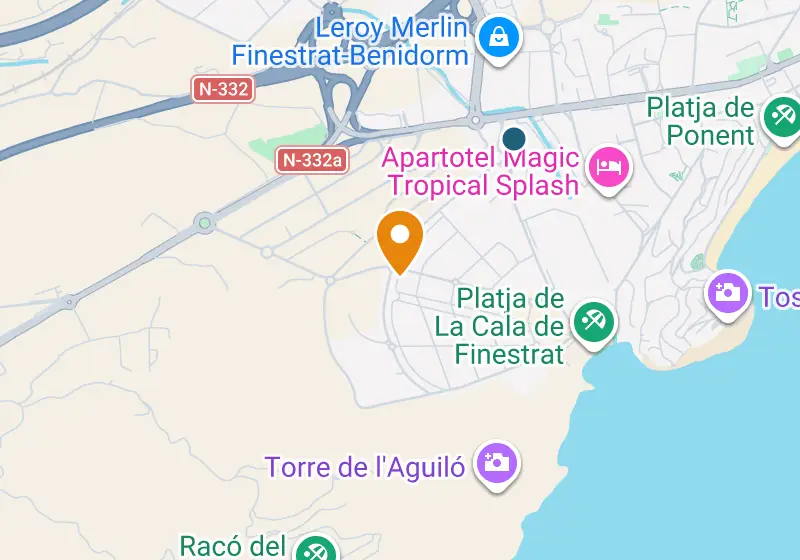 Map: Apartment 83 m², Villajoyosa, Villajoyosa, Cala de Villajoyosa