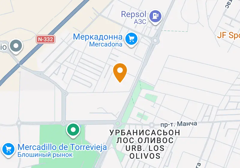 Карта: Таунхаус 197 м², Торревьеха, Торревьеха, Aguas Nuevas