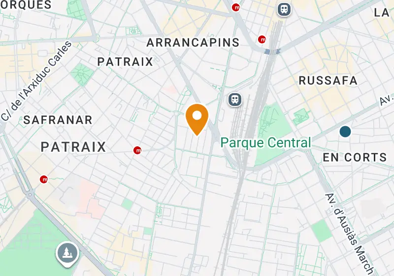 Карта: Квартира 92 м², Валенсия, Валенсия, La Raiosa