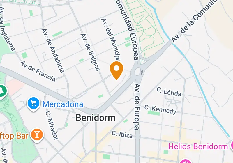 Map: Apartment 136 m², Benidorm, Benidorm, Levante