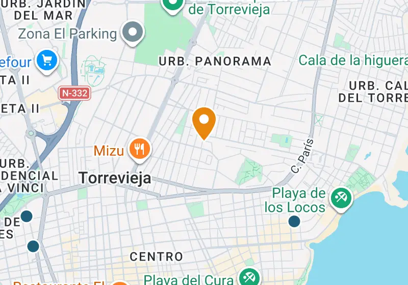 Map: Apartment 73 m², Torrevieja, Torrevieja, Nueva Torrevieja