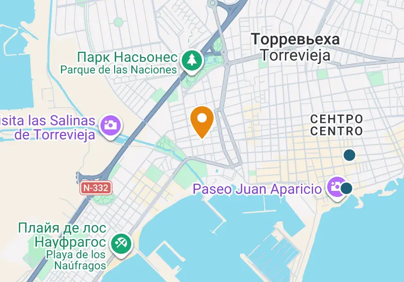 Карта: Апартаменты 62 м², Торревьеха, Торревьеха, Centro