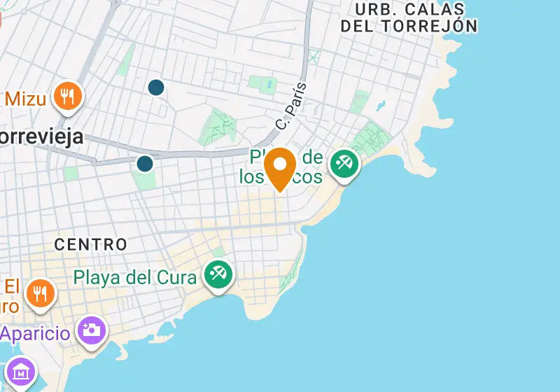 Map: Apartment 65 m², Torrevieja, Torrevieja, Playa de los Locos